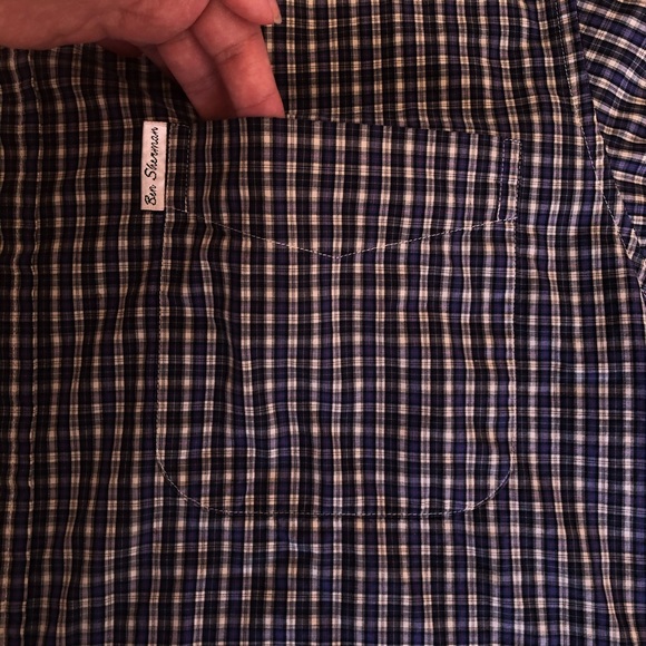 Ben Sherman Vintage Long Sleeve Plaid Shirt - Picture 3 of 7